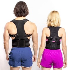 FlexGuard Posture Corrector for Women and Men (Large Large (Pack of 1), Black