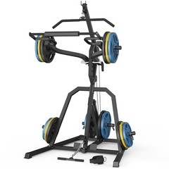Leverage Gym Power Rack Squat Rack Lever Gym with LAT Low Row Home Gym System