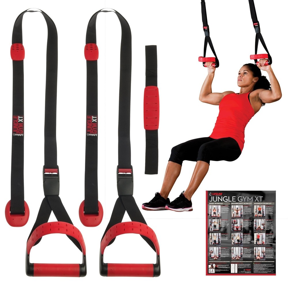 Lifeline Jungle Gym XT Body Weight Suspension Trainer System – Patented Sp