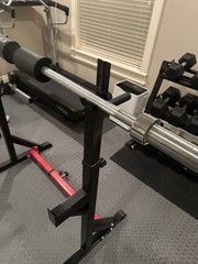 The Fitness Gear 300 lb Olympic Weight Bar & Squat Rack