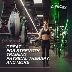 WeCare Fitness Jump Rope 420g with Ball Bearings For Workouts – Black