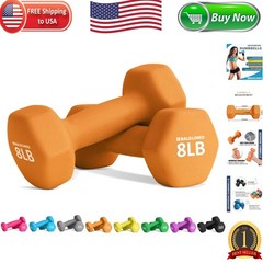 Ergonomic Non-Slip Dumbbells – Perfect for Pilates and Strength Training