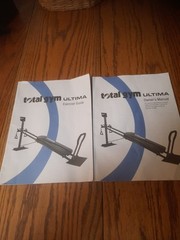 Total Gym Ultima Exercise Guide & Owner’s Manual Instruction Booklets
