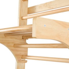 Swedish Ladder Wall Gym 10-Level Wooden Indoor Playground Climbing Ladder