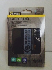 NIB Series 8 Fitness Latex Band for Yoga & Pilates Black Color.