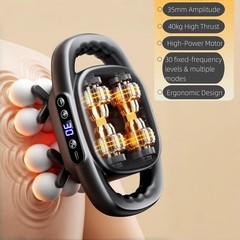 Mini 16 Head Deep Tissue Massage Gun, Quiet Percussion Muscle Massager 3 Mode…