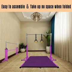 Gymnastics Kip Bar for Home Indoor Training,Horizontal Bar for Kids Girls Jun…