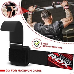 RDX Weight Lifting Hook Wrist Straps Powerlifting Support Hand Grips Gym Wraps