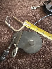 Total Gym Cable Pulley Assembly with Original Pins Carabiner & safety pin Stop