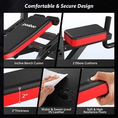 Multifunction Power Tower Dip Station Pull up Bar Power Rack with Incline Bench
