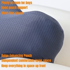 Mens Bulge Enhancing Jockstrap Briefs Athletic Supporter Big Ball Pouch Backl…