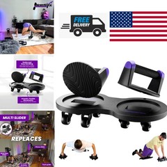 Innovative Dual Roller Ab Roller and Push Up Device for Core Strength Training