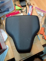 Pad, Saddle, Black, LifeFitness 7351901