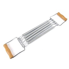 Chest Expander,Wooden Handle 5 Removable Spring Chest Expander for Men Home G…