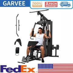 Ⓜ️Home Gym Machine, Multifunctional Workout Equipment with 150 Lbs Weight Stack