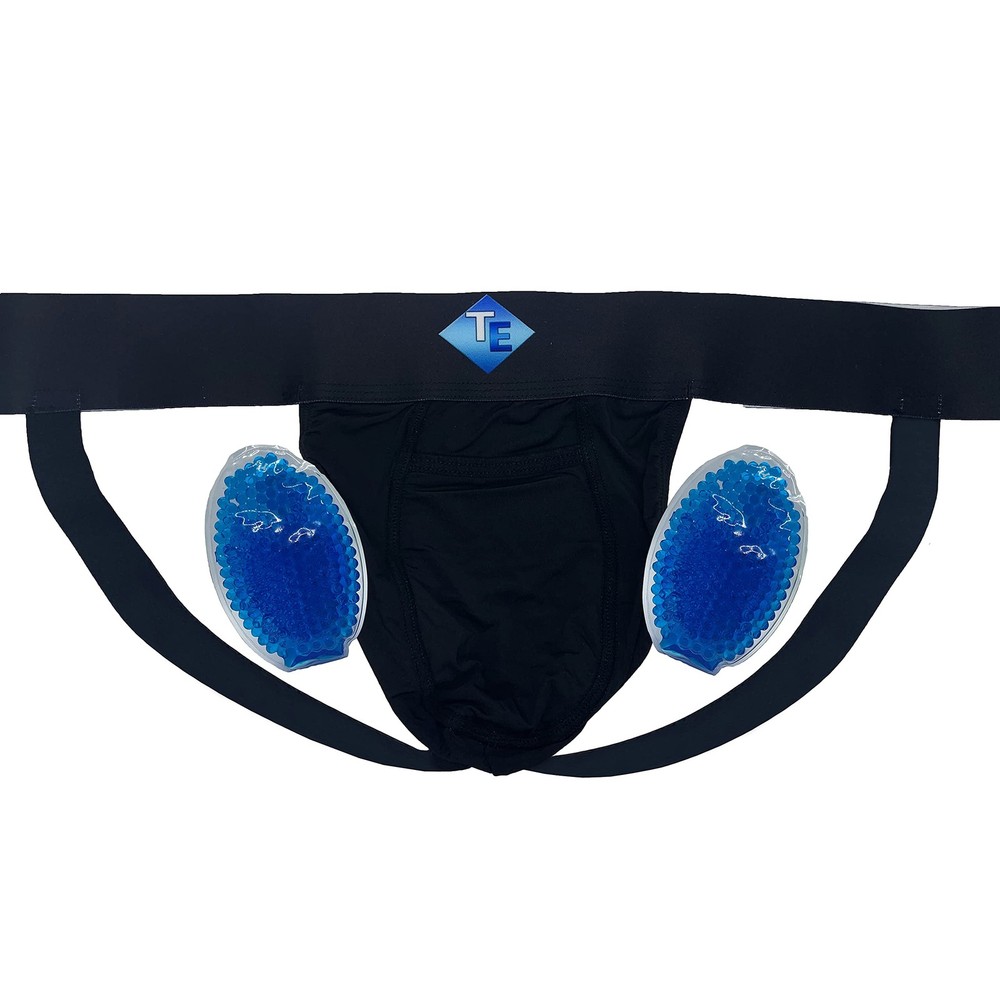 Vasectomy Jockstrap With 2-Custom Fit Ice Packs Active Athletic Supporters El…