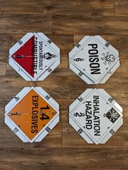 One………..16-way Flip Placard Replacement