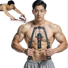 Full Body Power Trainer Hydraulic Resistance Push Twist Board Ab Wheel Home Gym