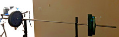 Total Gym weight bar 50 POUNDS GRAY BAR ,50 POUND WEIGHTS EACH and BLACK BAR