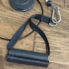 Set of 2 Bowflex 43″ Cable OEM Snap Hook Handles 4” Pulleys Blaze FREE SHIPPING