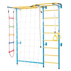 Wall Gym for Kids 7 in 1 Steel Indoor Kids Gym for Exercise Climbing Toys