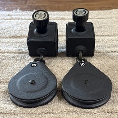 Set of 2 Bowflex Xceed Xtreme 2 OEM Slider 3.5” Pulley w Locking Pin FREE SHIP