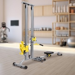 Low Row Cable Fitness Exercise Body Workout Strength Training Bar Machine 220lbs