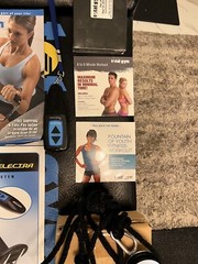 Chuck Norris Total Gym Electra With Squat Stand, Wing Bars, Toe Pilates, Dvds