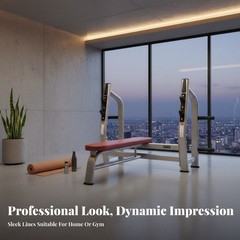 Multi-Function Squat and Bench Press Rack Heavy Duty Weight Bench with Squat