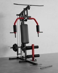 Multifunctional for Home Gym Equipment Body Workout Station Pulley System 400lb