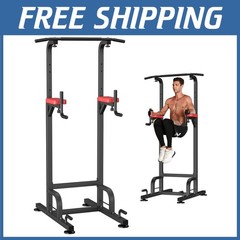 Multifunctional Dip Station for Home Gym – Adjustable Handle