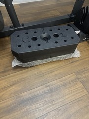 Fitvids 750/760SHARE-BOX345 Foam Black Strength Training Home Gym Component