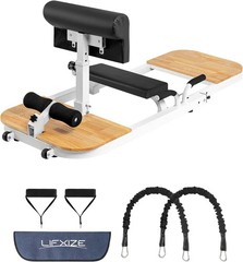 Hip Thrust Machine for High Resistance Glute Training – White