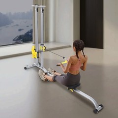 Low Row Cable Fitness Exercise Body Workout Strength Training Bar Machine 220lbs