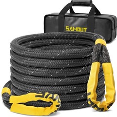 SAMOUT Kinetic Reflective Recovery Rope (48000Lbs 1in x 30ft), Extreme Duty 3…
