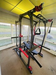 Marcy 3 in 1 Smith Machine Home Gym System With Weights Total (100kg)