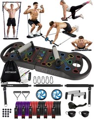 Equipo de ejercicio portátil con 16 accesorios de gimnasio. 20 en 1