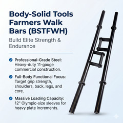 Body-Solid BSTFWH Farmers Walk Bars (Sold in Pairs)