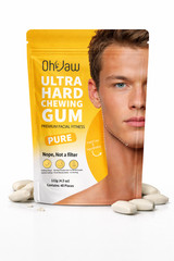 OhJaw Ultra tough Jawline Chewing Gum. Facial Fitness Beauty Editor. (3-pack)