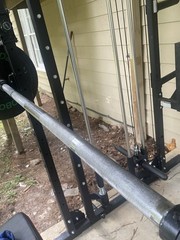 RITFIT RTK1004 Adjustable Home Gym Power Rack Smith w/ Lat Cable 85.2″ Black