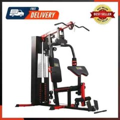 Home Gym System Workout Station with 330 Lbs of Resistance122.5 Lbs Weight Stack
