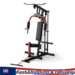 Multifunctional Home Gym Equipment Full Body Workout Station with Pulley System