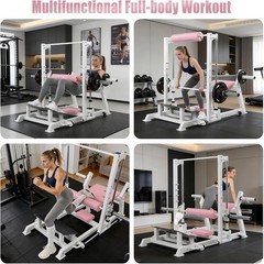 Hip Thrust Machine 770 LBS Plate Loaded Glute Bridge Exercise Equipment Home Gym