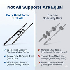 Body-Solid BSTFWH Farmers Walk Bars (Sold in Pairs)