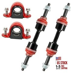 6 PC Front Sway Bar Stabilizer CODE RED CODE RED Bracket + Link / 34 MM Bar