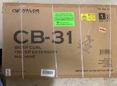 Gym Equipment New In Box Valor CB-31 Bicep Curl Tricep Extension Machine