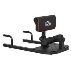 3-in-1 Padded Push Up Sit Up Deep Squat Machine Fitness Equipment, Black