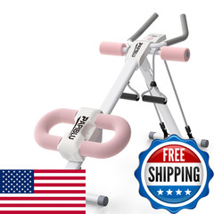 Papiblu Abdominal Trainers – Adjustable Ab Trainer Machine Foldable Abdominal