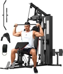 Home Gym Equipment Multifunctional Full Body Exercise Workout Station Leg Pres