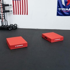 Titan Fitness Silencer Drop Pad Set, Weightlifting Drop Pads,6″Crash Cushion Pad